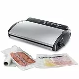 FoodSaver V2860 Vakuummaschine für trockene/nasse Lebensmittel, 100 W, Silber/Schwarz