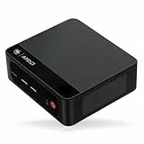 Beelink SER5 Mini PC AMD Ryzen 5 5625U(6C/12T, bis zu 4.3 GHz) 16GB DDR4 RAM 480GB M.2 NVME SSD Mini Computer Windows 11 Pro, Triple Display 4KA@60Hz HDMI, DP, USB-C, 2.5G LAN,WiFi6,BT5.2