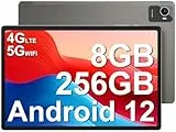 jumper Tablet Android 12, 10,51 Zoll Tablet, 8 GB RAM 256 GB ROM, Dual SIM, Octa-Core T616, 1920 x 1200 IPS FHD, 4G LTE, 5G/2.4G WiFi, 4 Lautsprecher, Kamera 13 MP, Tipo C, BT5, 7000 mAh, 2023