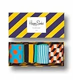 Happy Socks 4-Pack Amazon Stripe Box farbenfrohe und fröhliche Socken für Männer und Frauen 36-40