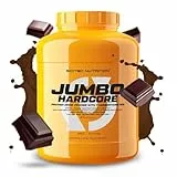 Scitec Nutrition Jumbo Hardcore, High Protein Weight Gainer mit Amino Select Matrix, Superfoods, Creatin und mit 7 Kohlenhydraten, gluten- und laktosefrei, 3060 g, Schokolade