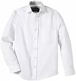 Gol Jungen Shirt met haaienkraag, slimfit Hemd, Weiß (White 6), 176 EU