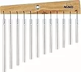 Nino Percussion Chimes mit Schlägel – mit 12 Klangstäben – für Kinder ab 4 Jahren – Holz und Aluminium, Natur (NINO580)