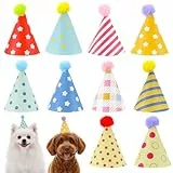 Tucnoeu 10pcs Partyhüte, Partyhüte für Kuscheltiere, Kleine Party hüte Kuscheltiere, Perfekt für Geburtstagsfeiern, Kinder und Erwachsene