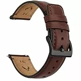 Fullmosa Leder Uhrenarmband Vintage-Ersatzarmband, Uhrenarmband 22mm 20mm 24mm 19mm 18mm Armband Uhr Zubehör für Herren Damen, Uhrband für Smartwatch und Universal-Uhren