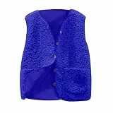 WDCHAOYUE Jeansweste Damen,Meine Bestellungen Anzeigen,Weste Damen Teddy Fleece Herbst Winter Warm Ärmellos Leicht Damenweste Casual Einfarbig Herbstmantel