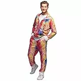 Boland - Kostüm Trainingsanzug Herren Disco, Campinganzug, Jogginganzug, 80er Jahre Outfit, Gruppenkostüm, Mottoparty, Karneval