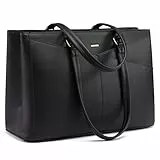 LOVEVOOK Laptoptasche Damen mit Isolierted Lunch-Fach,15,6 Zoll Handtasche Damen Arbeitstasche Lehrertasche Groß, Shopper Tasche Schultertaschen Aktentasche Tote Bag für Business Schule