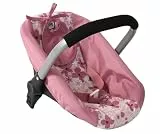 Bayer Chic 2000 Puppen-Autositz mit Adapter für den Puppenwagen, Flowers