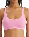 adidas Scoop Bralette - Sport Active Essentials Cotton 3 Stripes - Bequeme Unterwäsche