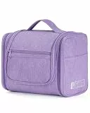 WANDF Groß Waschtasche, Kulturtasche zum Aufhängen für Damen, Kulturbeutel Herren Gross, Waschbeutel für Camping Reisen für Kinder Frauen Mann (Violett)