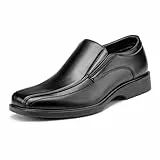 Bruno Marc Herren Mokassin Anzugschuhe Slipper Slip on Business Schuhe,Size 44,Schwarz,CAMBRIDGE-05