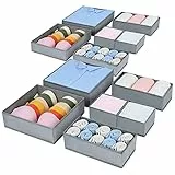 Homsorout Kleiderschrank Unterwäsche Organizer - 12er Set Pax Organizer