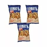 Elephant Twisted Pretzel Sea Salt & Honey – 3x70g – Für echte Genießer: Honey & Sea Salt - Vegan - für Sportler geeignet - der bekömmliche Snack