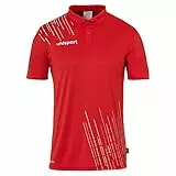 uhlsport Herren Score 26 Poly Poloshirt Und Jungs Sport-Polo, Rot/Weiß, 5XL EU
