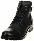 JACK & JONES Herren Jfwalbany Leather Antraciet Chukka Boots, Anthrazit, 44 EU