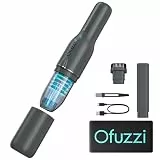 Ofuzzi Slim H7 Pro Handstaubsauger, 1.0LB, kabelloser Handstaubsauger mit LED-Beleuchtung und Zwei Geschwindigkeitsmodi, Typ-C Aufladung, Mini-Staubsauger für die Reinigung zu Hause, grau