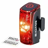 Sigma Infinity | LED Fahrradrücklicht mit 16h Leuchtdauer | StVZO zugelassenes, akkubetriebenes Rücklicht