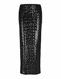 JJXX Damen Jxmia Sequin Skirt WVN Rock, Schwarz, XS EU