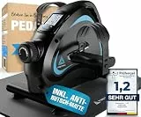 Gelenkschonender Pedaltrainer für Senioren LITE - Beintrainer im Sitzen mit 2in1 Pedalen - Mini Bike Inkl. Anti-Rutsch-Matte
