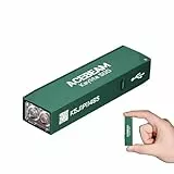 ACEBEAM Keylite 500 Extrem Hell LED Schlüsselanhänger Taschenlampe, Aufladbar, ultrakompakte flache Taschenlampen mit Dual-LEDs, 6 Modi, kleine MINI Taschenlampe für Notfälle, Zuhause(Türkis)