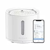 PETKIT Automatische Intelligenter Trinkbrunnen für Katze und Hund, Drahtlose Wasserpumpe,2L Sichtbarer Wasserstand mit Filter,App-gesteuert, Ultraleise