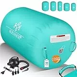 KESSER® Aufblasbare Airtrack | inkl. Tragetasche & elektr. Luftpumpe | Barrel Tumbling, Yoga, Fitnessmatte, Trainingshilfe, Turnmatte, Balance Trainer, Sportmatte, Gymnastikmatte, Workout