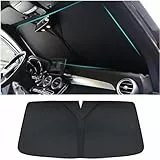 YUEDAM Auto Windscreen Sun Visor für Ferrari Purosangue/Roma/SF90/SP48 Unica/Testarossa, Aluminium Foil Innen Sonnenblende Anti-UV Sonnenschutz Sun Visor Innenzubehör