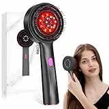 Joyan Kopfhaut Massagebürste Elektrisch Kopfmassagegerät mit Rotlicht, Haarmassagebürsten mit Haarölspender, IPX7 Wasserdicht, Scalp Massager mit 3 Modi, für Entspannung Haarpflege