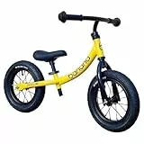 Banana GT - Kinder Laufrad Banana 12 Zoll Children Bike für Jungen und Mädchen, geeignet für Kinder von 2-5 Jahren, Laufrad 12 Zoll Jungen, Leicht, Robust - Ideal für Anfänger, in Gelb