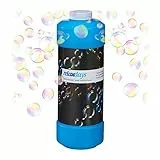 Relaxdays 3X 1 Liter Seifenblasenflüssigkeit im Set, Nachfüllflasche, für Seifenblasenmaschine, Seifenblasenpistole