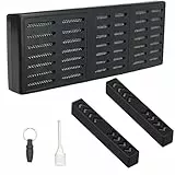 VOVCIG Zigarren Luftbefeuchter Set 3 Stücke Rechteck Zigarren Luftbefeuchter Luftbefeuchter mit Zigarrenstanzer und Flüssigspender halten Zigarren/Tabak frisch