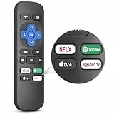 Fernbedienung-für-Roku-Express-4K+, für Roku Box, für Roku Premiere, für Roku Streaming Media Player mit Netflx, Aple tv+, Spotify, Rakuten TV Buttons