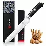 PAUDIN Brotmesser 20 cm mit Wellenschliff Brotschneidemesser profi scharf