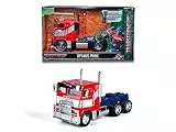 Jada Toys Transformers Optimus Prime (T7) als Auto-Truck aus Transformers Aufstieg der Bestien, Die Cast Modellauto für Kinder und Erwachsene ab 8 Jahre, 1:24, 27cm, rot-blau