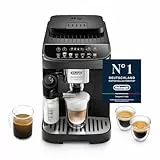De’Longhi Magnifica Evo - Perfetto Kaffeevollautomat mit LatteCrema-Milchaufschäumer, 7 One-Touch-Getränke, Cappuccino, Espresso Kaffeemaschine, Soft-Touch-Bedienfeld, Schwarz (ECAM292.81.B)