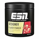ESN Designer Flavor Powder, Strawberry White Chocolate, 250 g, Geschmackspulver zum Süßen, ohne viel Zucker und Kalorien - made in Germany