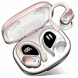 Bluetooth 5.4 Kopfhörer Sport, 75Std 3D-Stereo Kopfhörer Kabellos Bluetooth, IP-X8 Wasserdicht Tiefer Bass Wireless Earbuds, 4 ENC Noise Cancelling Mic Headphones, USB-C in-ear Ohrhörer Gym Joggen