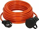 Brennenstuhl BREMAXX Verlängerungskabel (10m Kabel in orange, für den Einsatz im Außenbereich IP44, Stromkabel einsetzbar bis -35 °C, öl- und UV-beständig, Made in Germany)