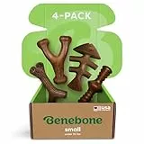 Benebone Unzerstörbare Geschenkbox mit Kauspielzeug für aggressive Kauer, inkl. Wishbone, Fishbone, Stick & Zaggler, langanhaltender Kauspaß, für kleine Hunde