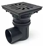 MCH Hofablauf Garagenablauf Gußeisenrost befahrbar Belastung bis 12500 kg 245x245 mm 329 S