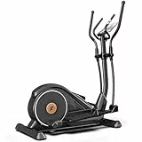 Sportstech Crosstrainer für Zuhause, extrem leiser magnetischer Ellipsentrainer, Crosstrainer mit 8 Widerstandsstufen, LCD-Display, bis 120 kg, Bluetooth, App-Steuerung und Pulssensor, CX625