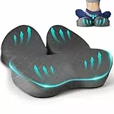 Fwiull Sitz-Kissen, Hochwertiges Memory Foam sitzkissen Sitzkissen Druckentlastung Ergonomisches sitzkissen für Auto Sofa Büro