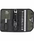 Topeak Torq Rocket mini EX Werkzeug aus Aluminium, Stahl und Kunststoff in der Farbe Schwarz/Silber, T10/ T15/ T20/ T25, Größe 2-10 Nm, 15410058
