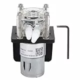 Oumefar 500 ml/m Dosierpumpe Getriebemotorlabor Schlauchpumpe Schlauchpumpe DREI-Rollen-Tropfdosierpumpe mit Sockel(24V)