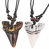 Holibanna 2pcs Haifisch Halsketten änner Halsketten kühle Strandketten für Jungen
