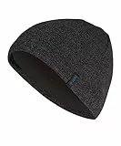 JAKO Unisex Strickmütze, Schwarz-Meliert, S-M
