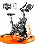 Copant Heimtrainer Fahrrad mit Verstellbarem Magnetwiderstand, Ergometer Hometrainer für Zuhause 136kg mit Tablet-Halter, Hometrainer Fahrrad mit App, Indoor Fitnessbike für das Fitnessstudio zu Hause