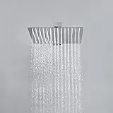 JOHO 304 Kopfbrause Duschkopf Regendusche Einbauduschkopf 20x20cm