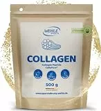 Collagen Pulver - Kollagen Hydrolysat Peptide, Eiweiß-Pulver Geschmacksneutral, Wehle Sports Made in Germany Kollagen Typ 1, 2 & 3 Lift Drink (500g (1er Pack)) - Verpackung kann variieren